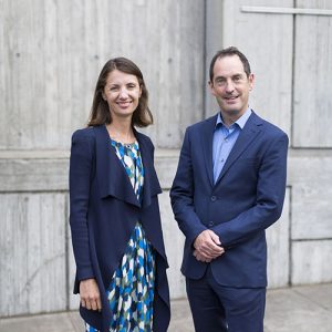 Olivia Hilton and Keith Martin